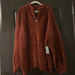 NWT Maeve by Anthropologie, 2X Orange/brown jacket